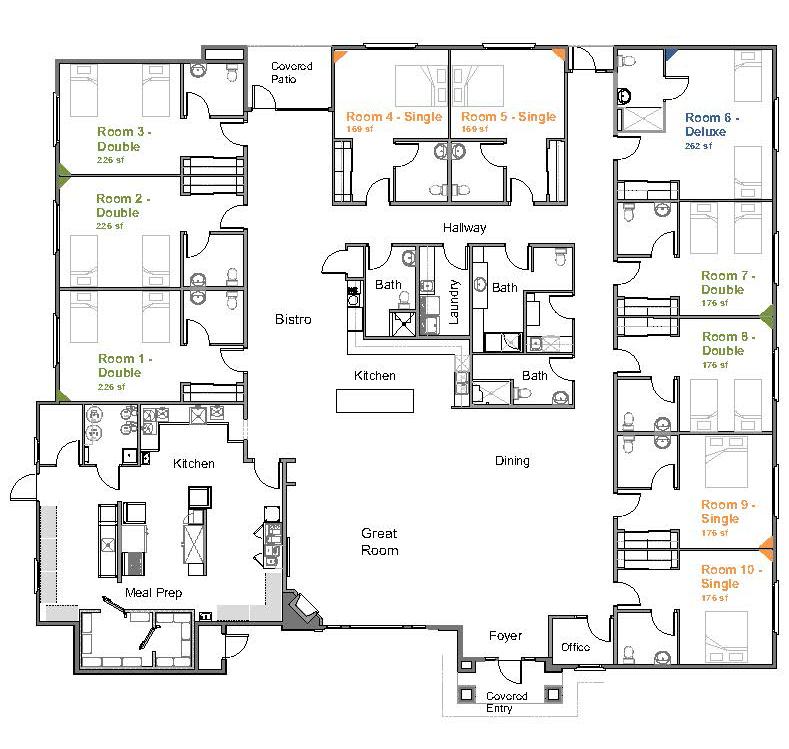 Chandler location floor plans for the community